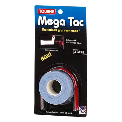 Tourna Mega Tac XL Overgrips (Pack of 3) - Blue